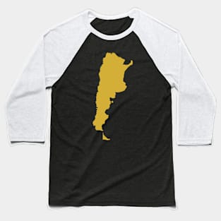 Argentina map Baseball T-Shirt